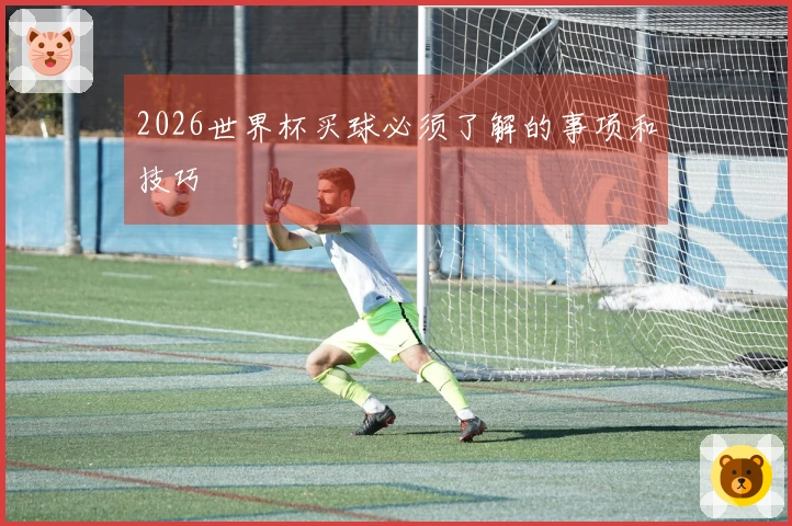 2026世界杯买球必须了解的事项和技巧